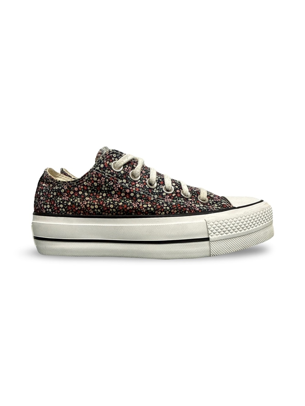 Converse All Star Platform Dainty Floral Shoes Sneakers Women’s 5.5  Lace-Up